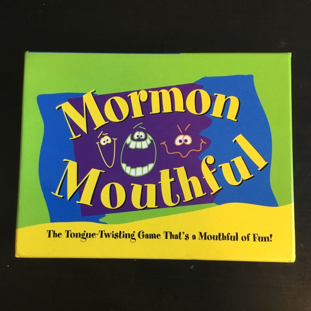 Mormon Mouthful Trivia Card Game by Deseret Book, Used, Complete, Vintage